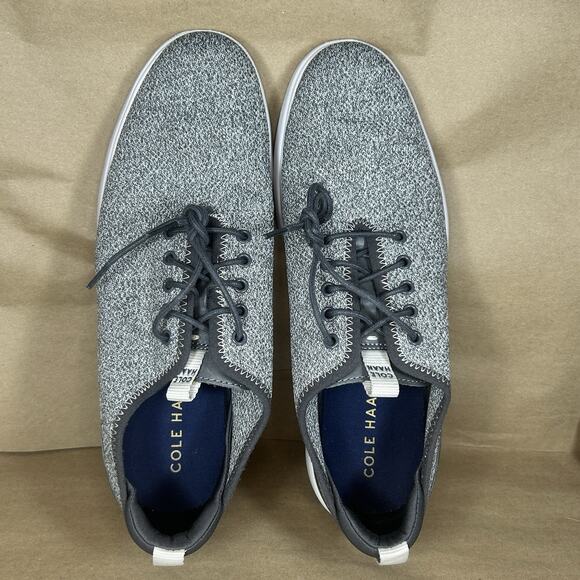 Cole Haan Men 11 GrandPlus Essex Distance Knit Oxford Nimbus Cloud Gray C30821 - Picture 10 of 11